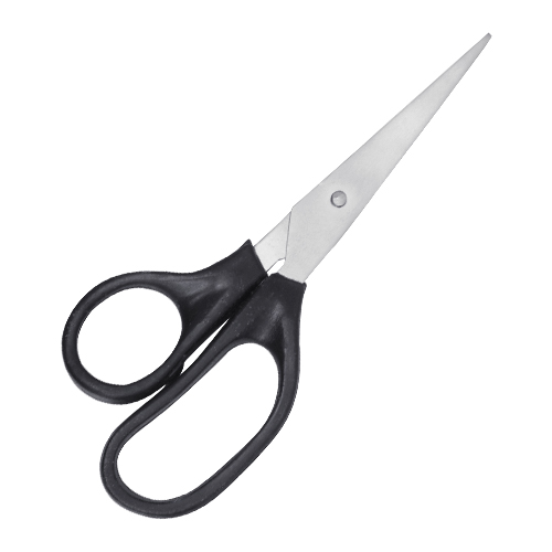 Plastic Handle Hair Cutting Scissors